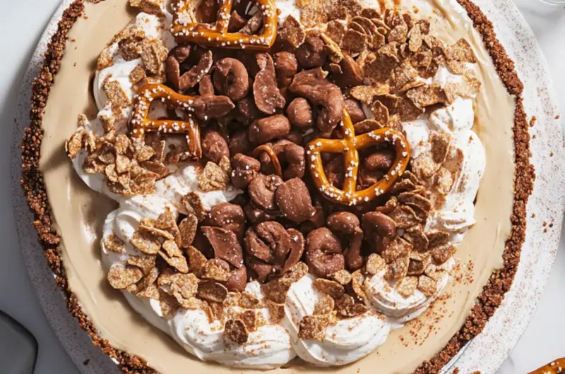 Peanut Butter Pretzel Pie