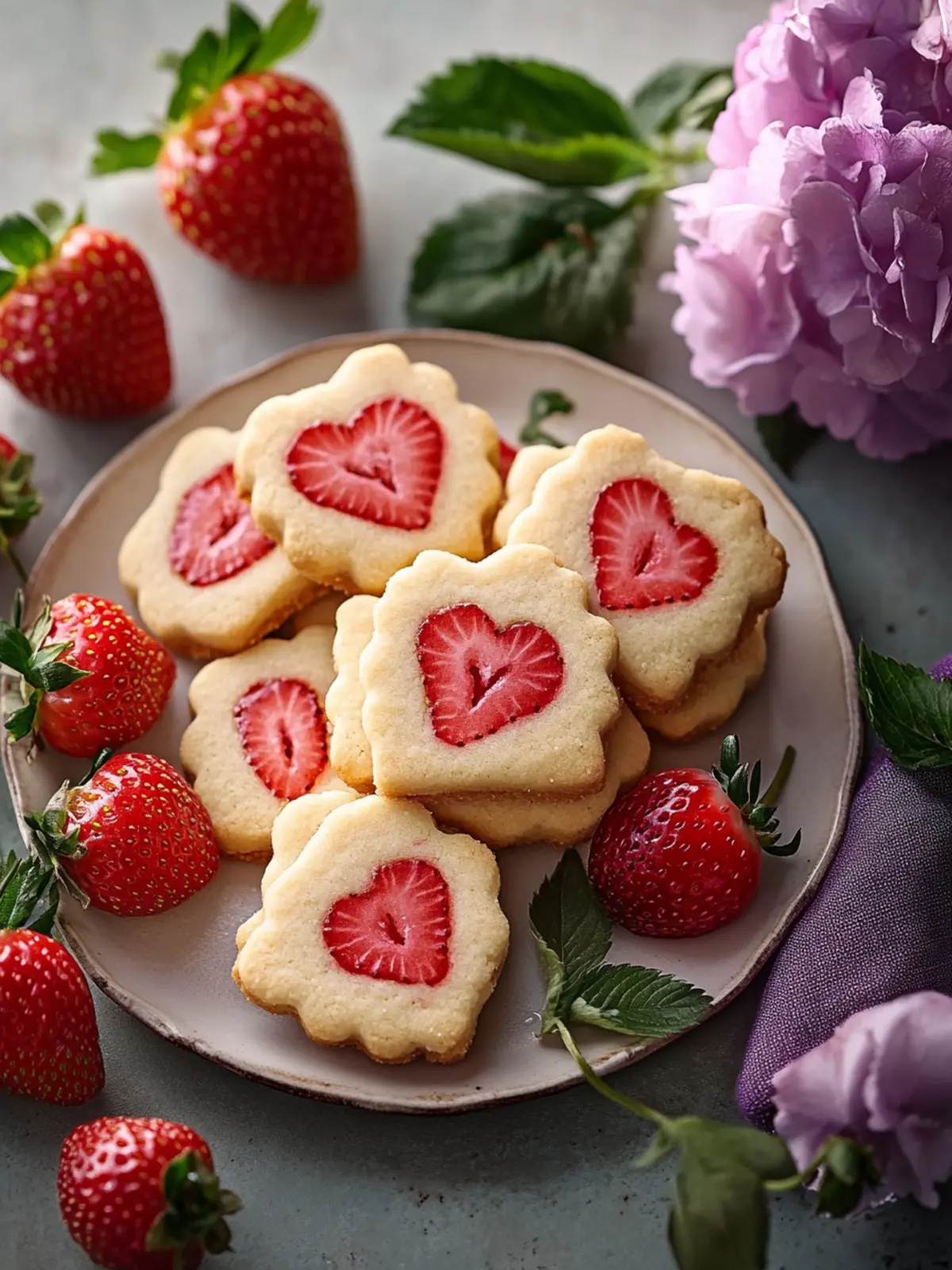 Delicious Strawberry Shortbread Cookies for Sweet Gifting 3 Strawberry Shortbread Cookies