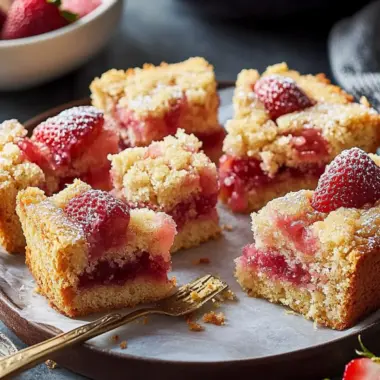 Irresistible Strawberry Rhubarb Coffee Cake You'll Adore 9 Strawberry Rhubarb Coffee Cake