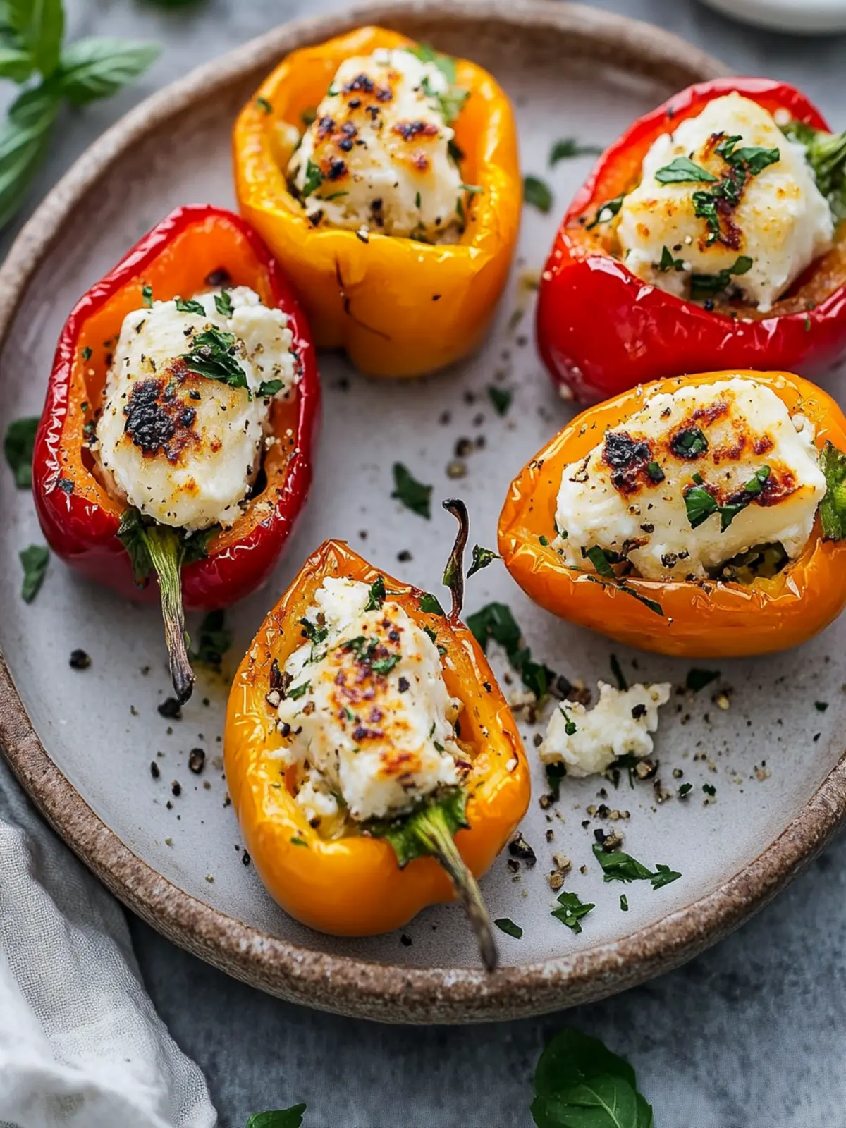 Roasted Goat Cheese Stuffed Mini Peppers You’ll Love 5 Roasted Goat Cheese Stuffed Mini Peppers