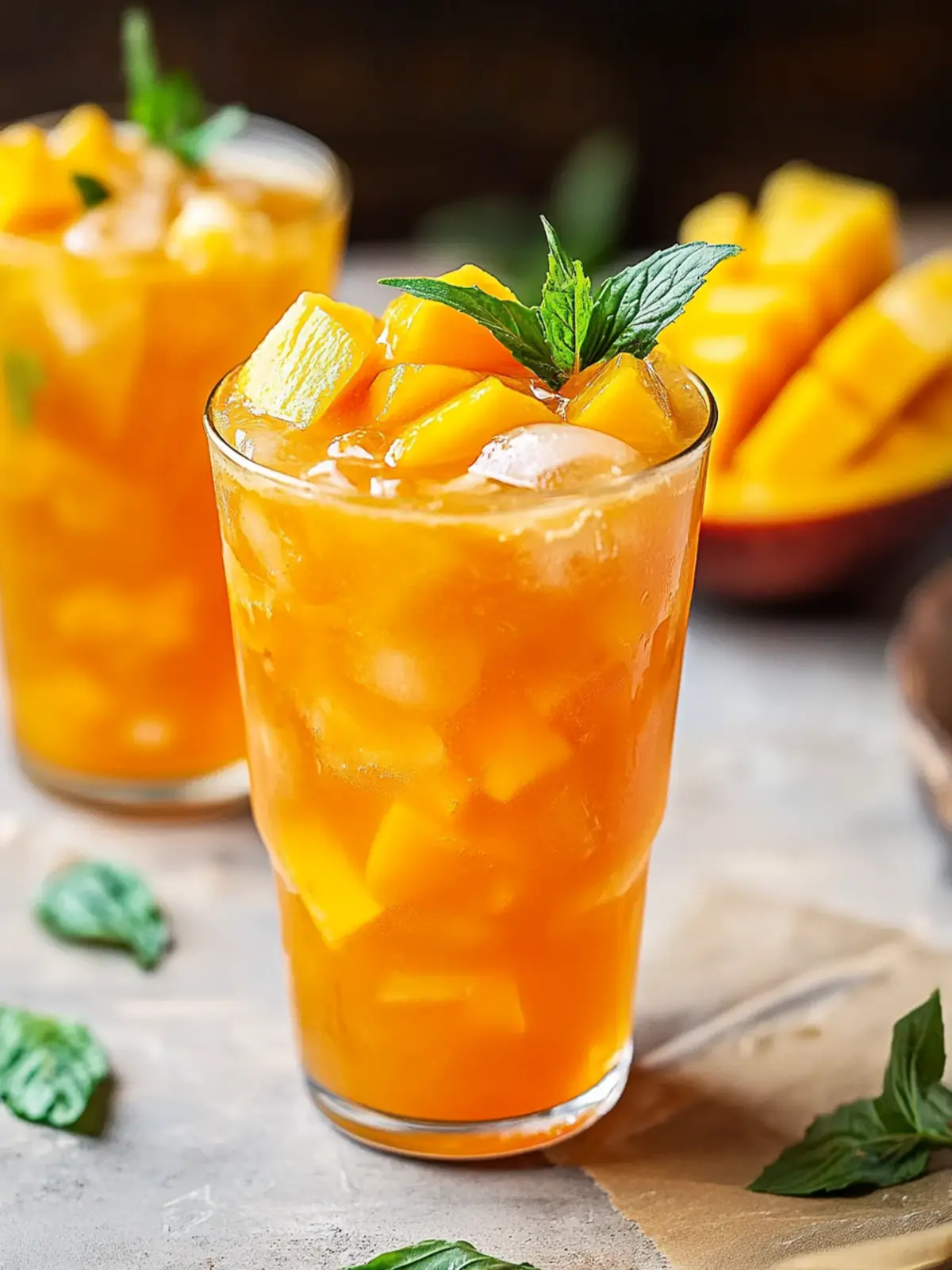 Homemade Mango Iced Tea for a Refreshing Summer Sip 5 Homemade Mango Iced Tea