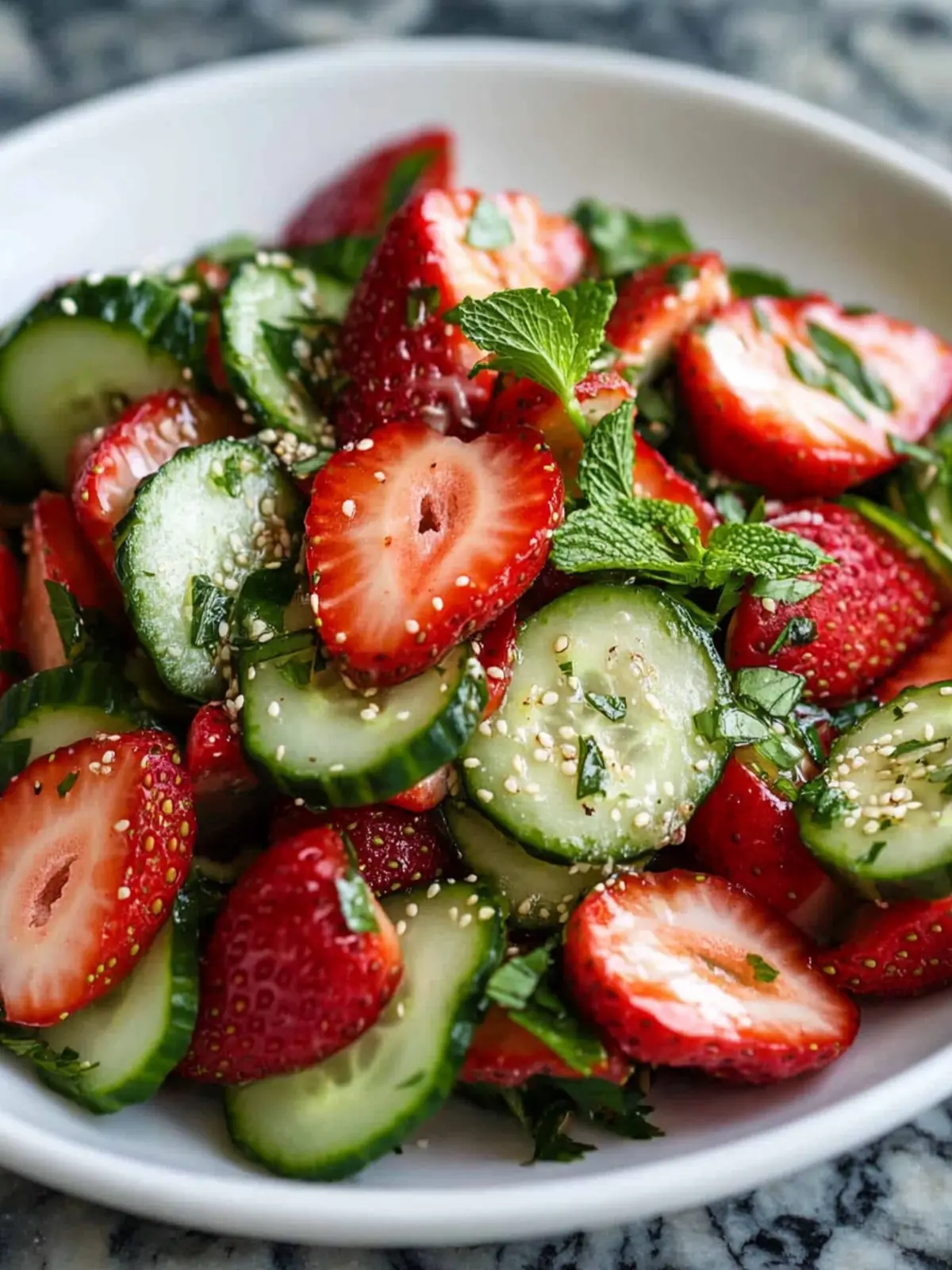 Cucumber Strawberry Salad: A Vibrant Summer Delight 5 Cucumber Strawberry Salad