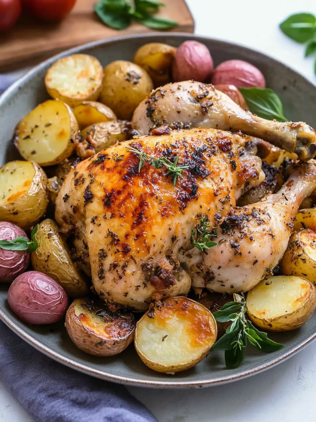 Savory Greek Chicken and Roasted Potatoes for Family Feasts 3 Greek Chicken and Roasted Potatoes