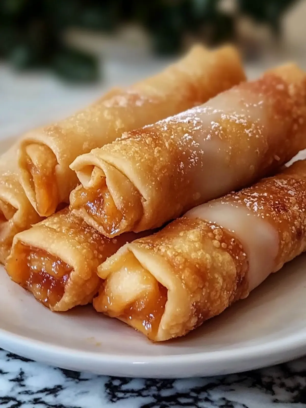 Peach Cobbler Egg Rolls: A Fun Twist on a Classic Dessert 2 Peach Cobbler Egg Rolls