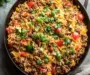 Savory Ground Beef and Rice Skillet: Quick Comfort Food Delight