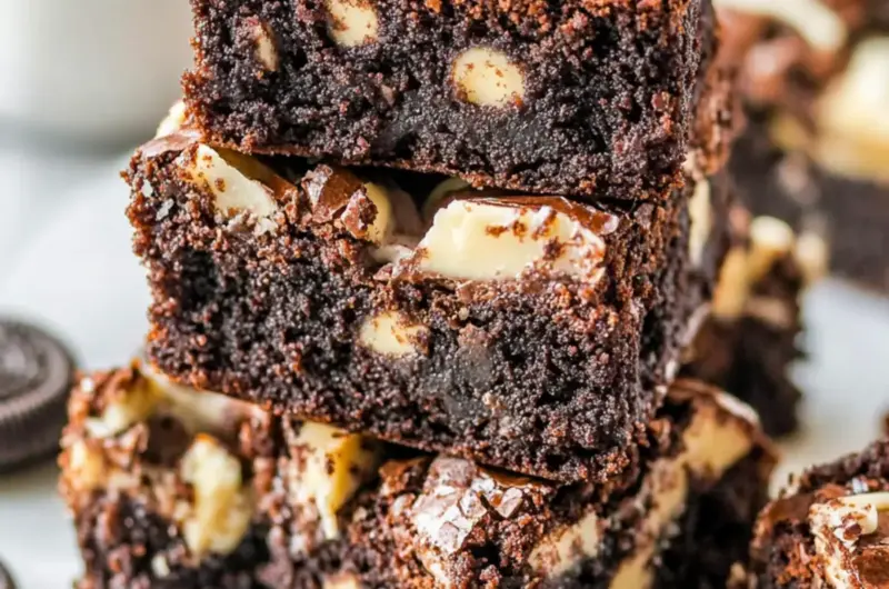 Fudgy Oreo Brownies