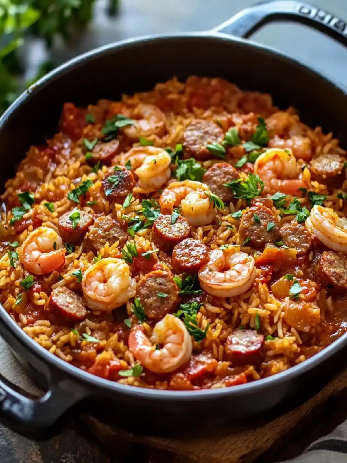 Savory One Pot Shrimp and Sausage Jambalaya to Impress 4 One Pot Shrimp and Sausage Jambalaya