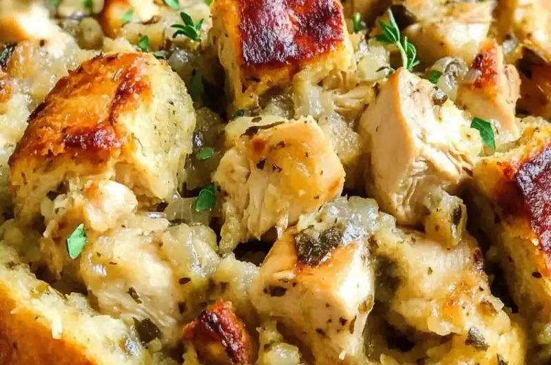 Crock Pot Chicken and Stuffing