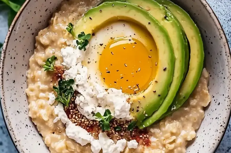 Savory Avocado Oatmeal