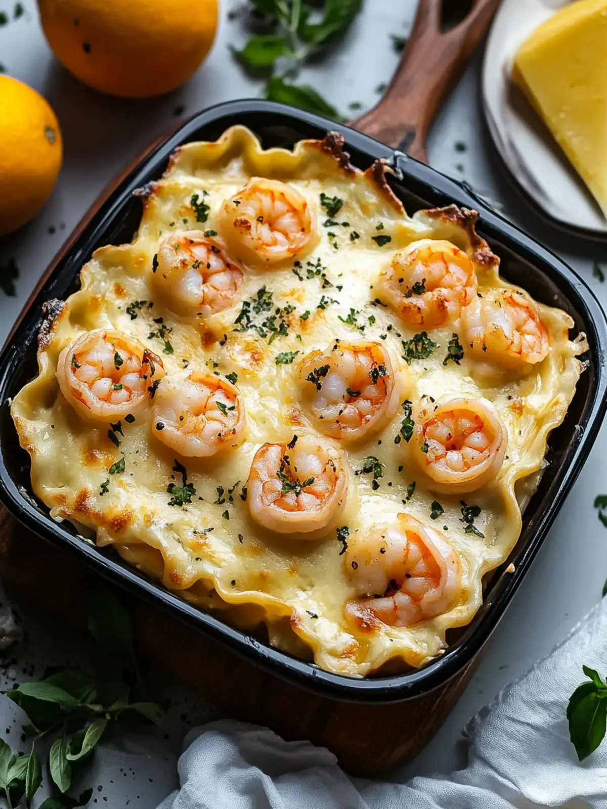 Garlic Butter Shrimp Scampi Lasagna for Ultimate Comfort Food 3 Garlic Butter Shrimp Scampi Lasagna