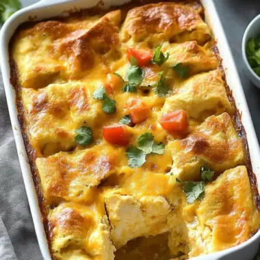 Delicious Chicken Chiles Rellenos Strata for Breakfast Bliss 9 Chicken Chiles Rellenos Strata