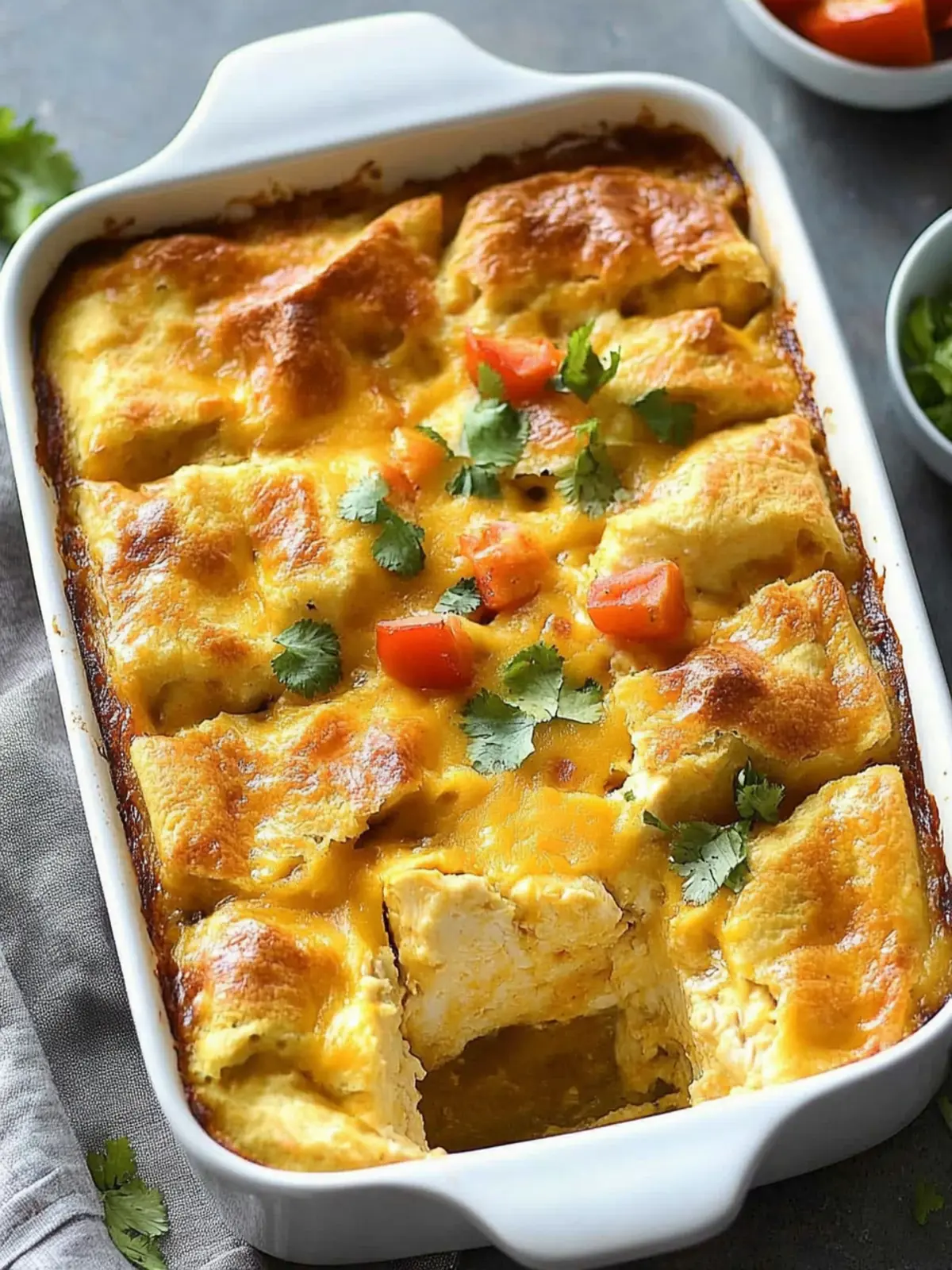 Delicious Chicken Chiles Rellenos Strata for Breakfast Bliss 5 Chicken Chiles Rellenos Strata