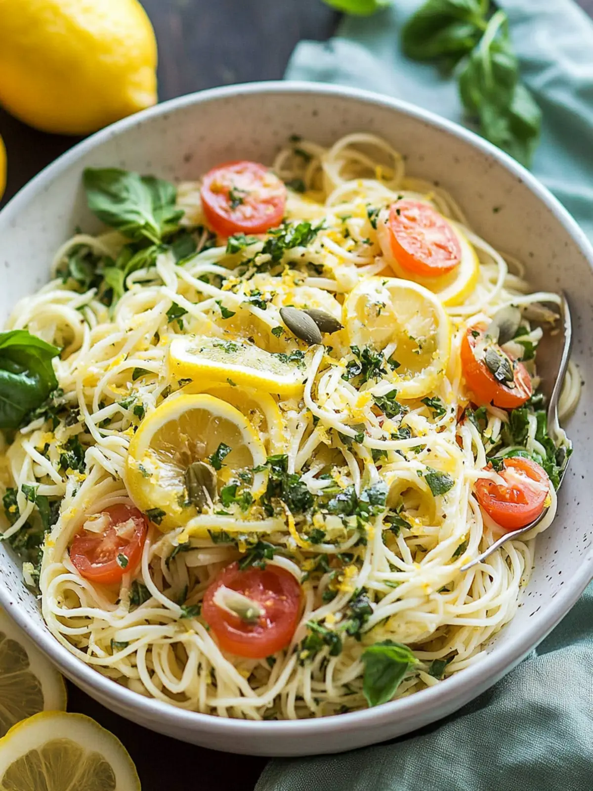 Zesty Lemon Capellini Salad You'll Crave This Summer 2 Lemon Capellini Salad