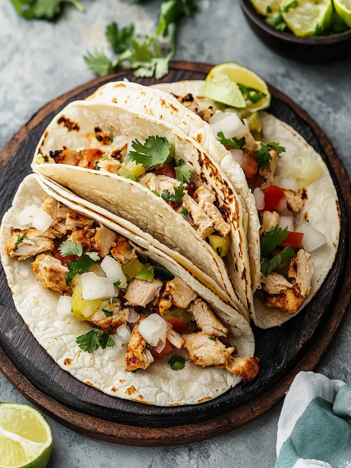 Delicious Chicken Street Tacos Ready in 30 Minutes 3 Chicken Street Tacos