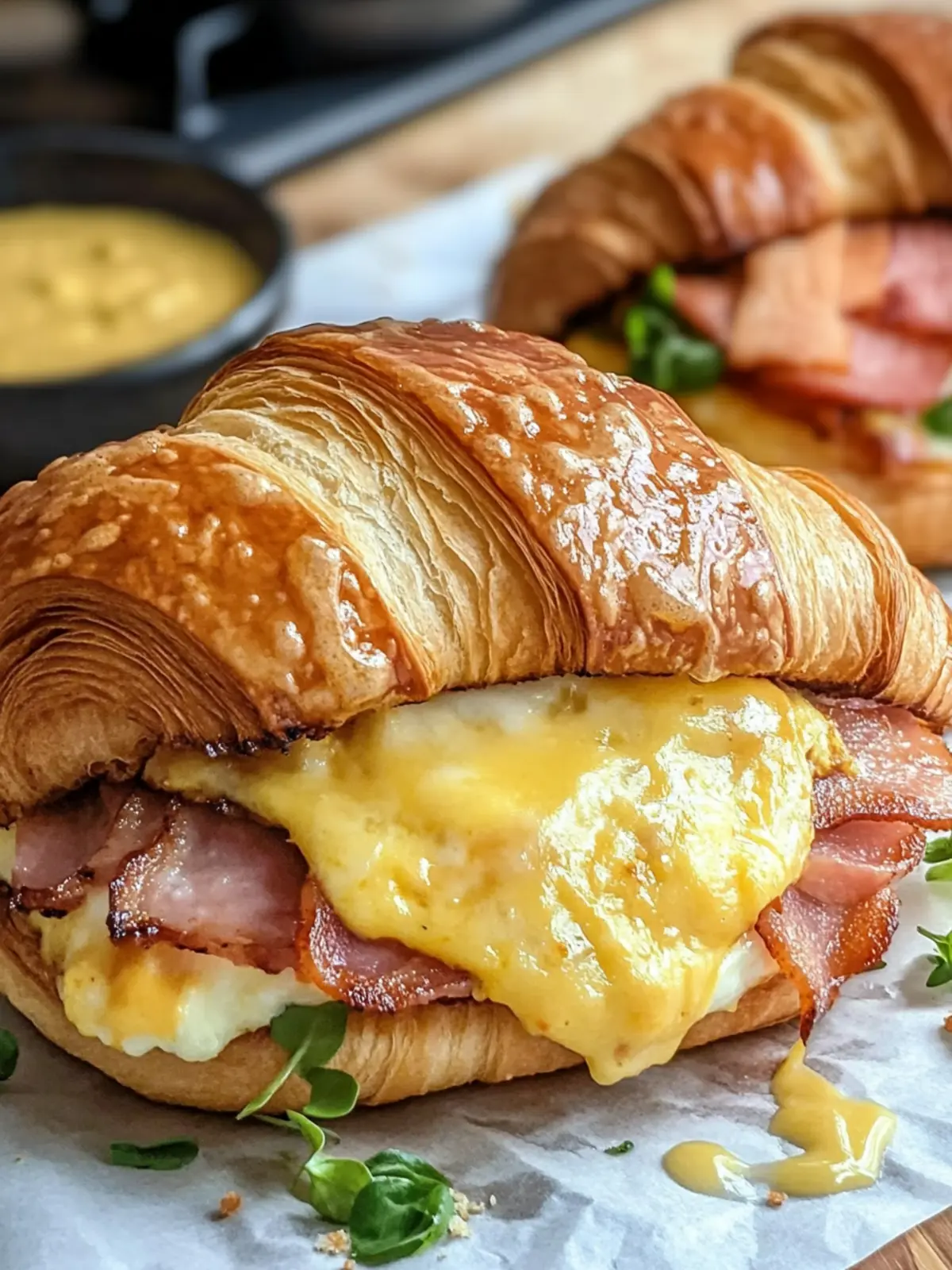 Irresistible Croissant Breakfast Sandwich for Your Morning Boost 5 Croissant Breakfast Sandwich