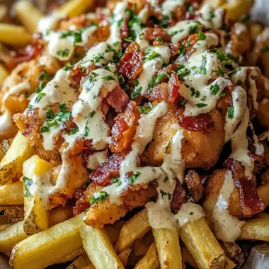 Dirty Chicken and Bacon Loaded Fries That Will Wow Your Guests 9 Dirty Chicken and Bacon Loaded Fries