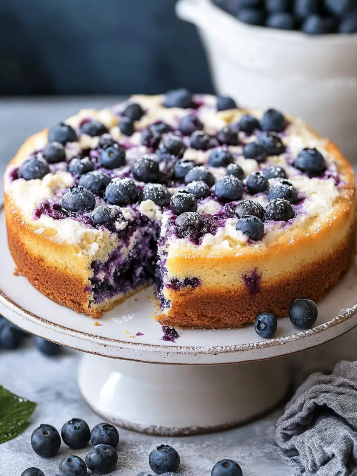 Delicious Blueberry Ricotta Cake for Sweet Homemade Bliss 3 Blueberry Ricotta Cake