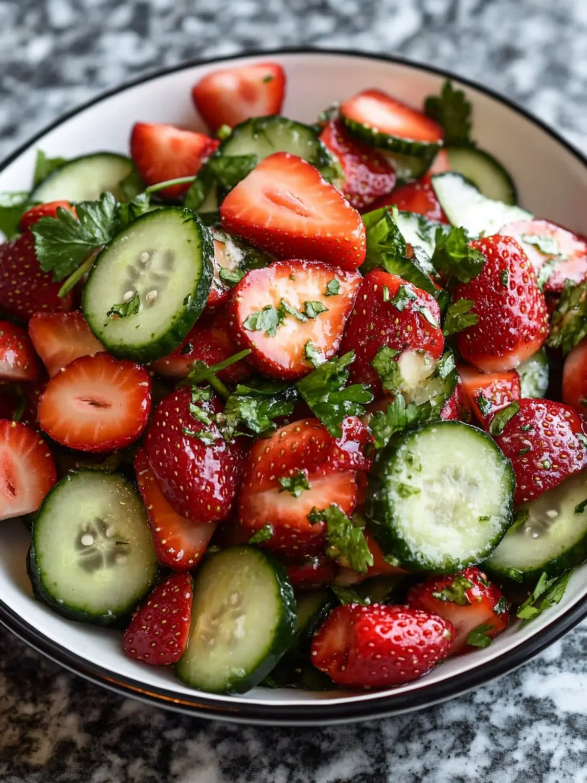 Cucumber Strawberry Salad: A Vibrant Summer Delight 3 Cucumber Strawberry Salad