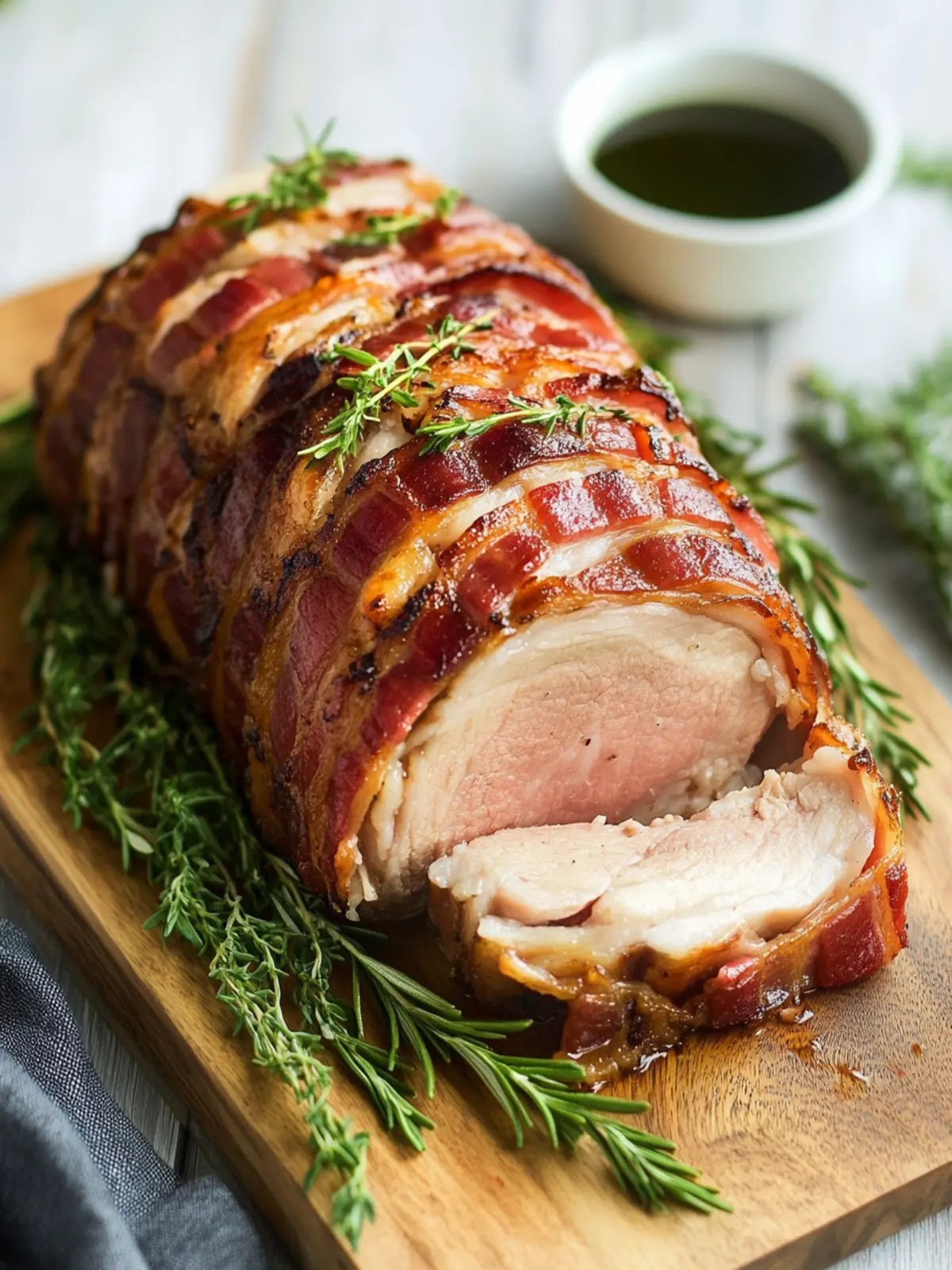 Irresistible Bacon Wrapped Pork Loin Perfect for Any Gathering 4 Bacon Wrapped Pork Loin