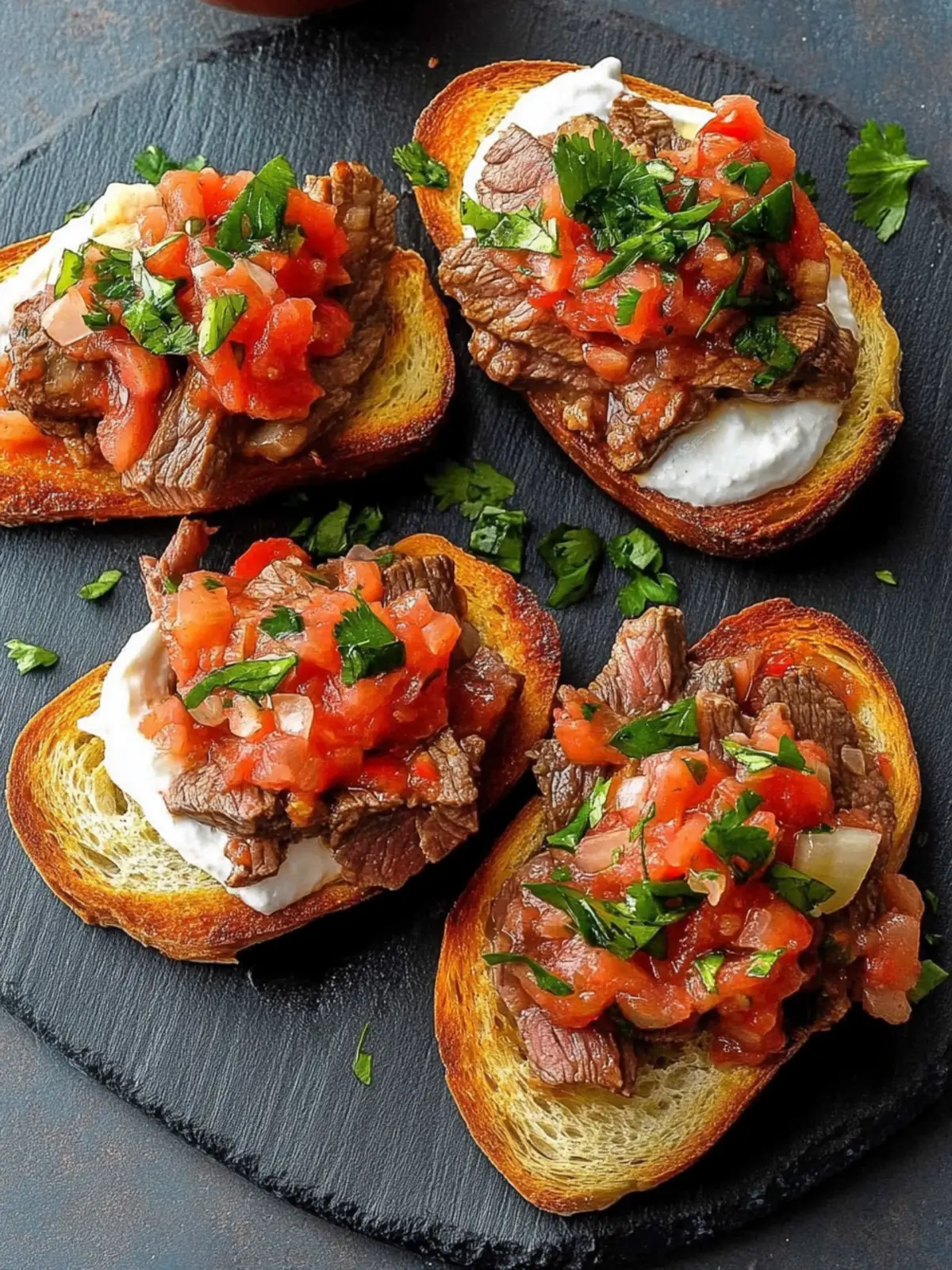 Salsa Steak Garlic Toasts for Ultimate Home-Cooked Bliss 5 Salsa Steak Garlic Toasts