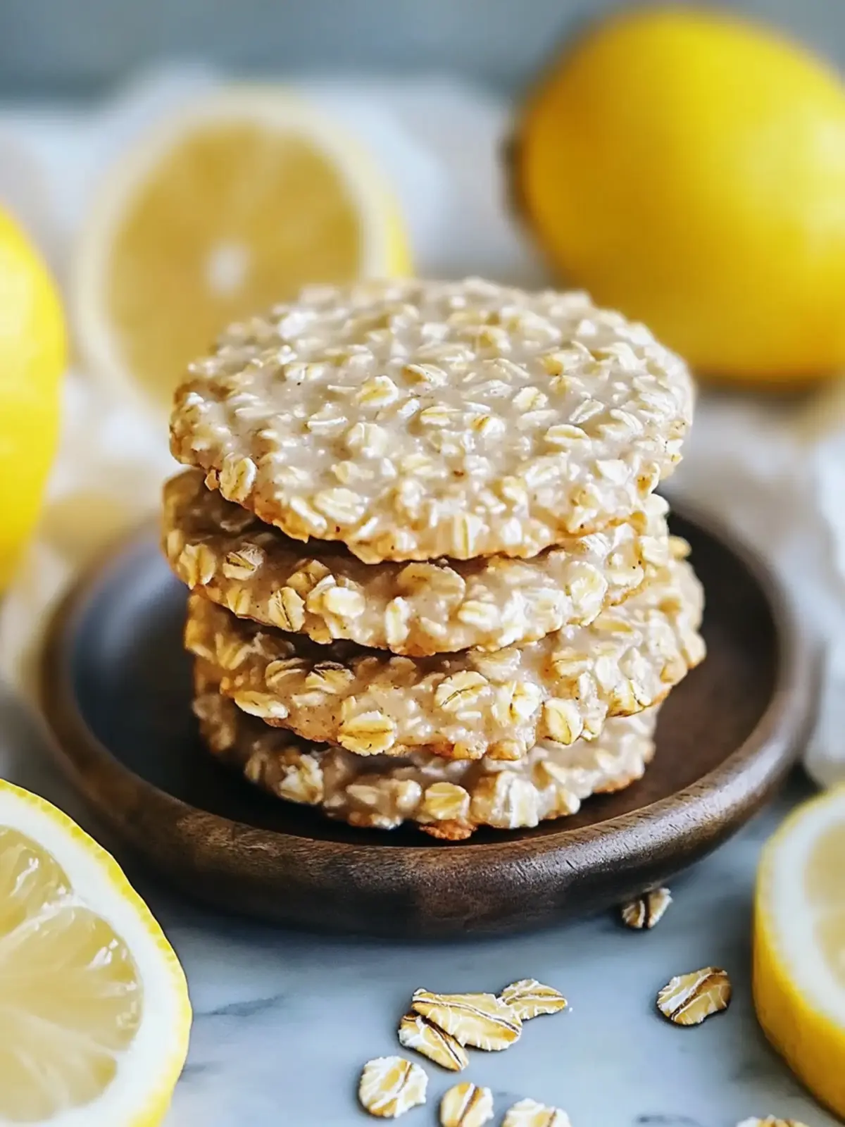 Zesty Lemon Oatmeal No-Bake Cookies for Fast, Easy Treats 2 Lemon Oatmeal No-Bake Cookies