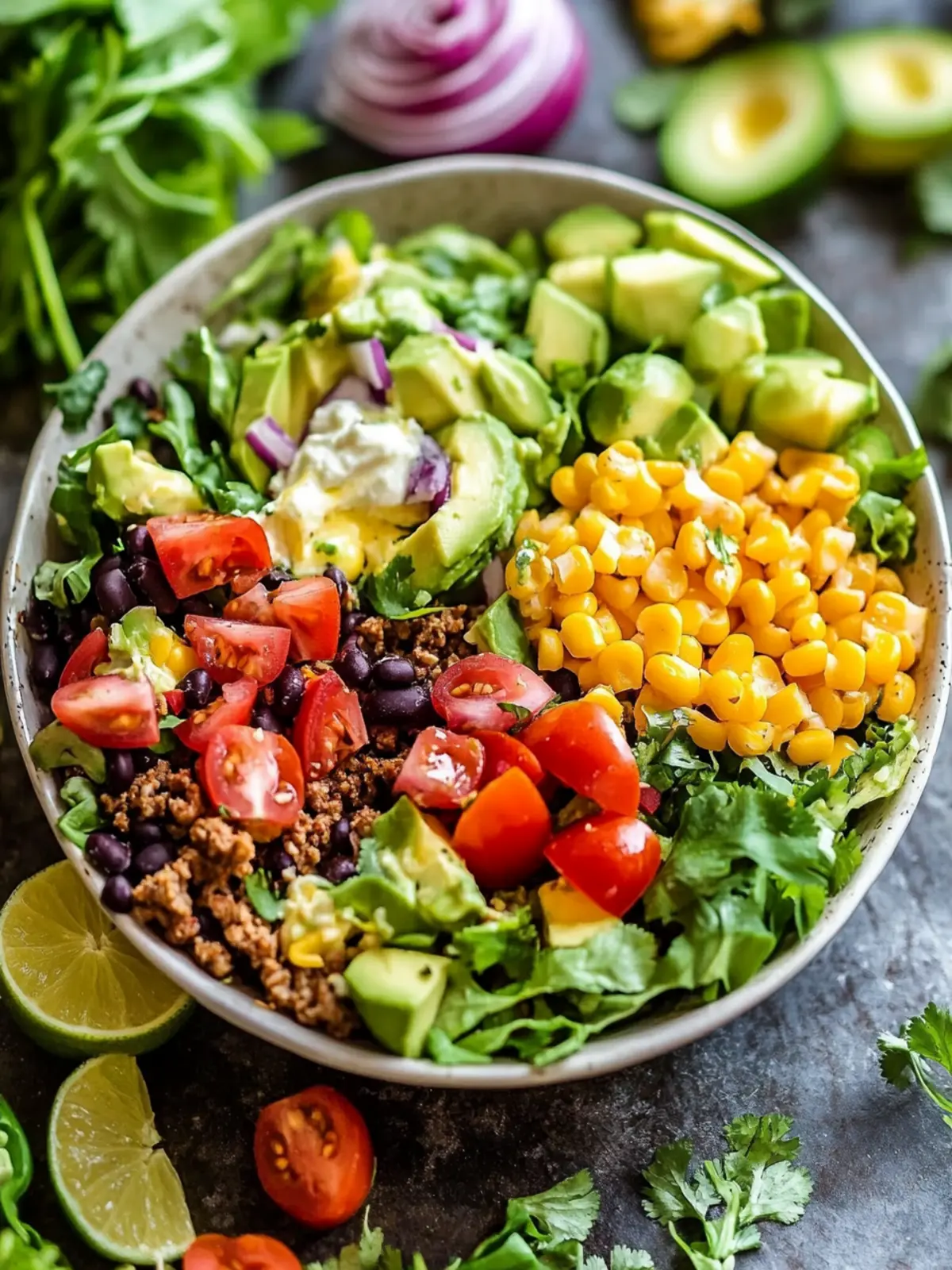 Taco Salad Bliss: Fresh Ingredients for a Flavor Explosion 4 Taco Salad