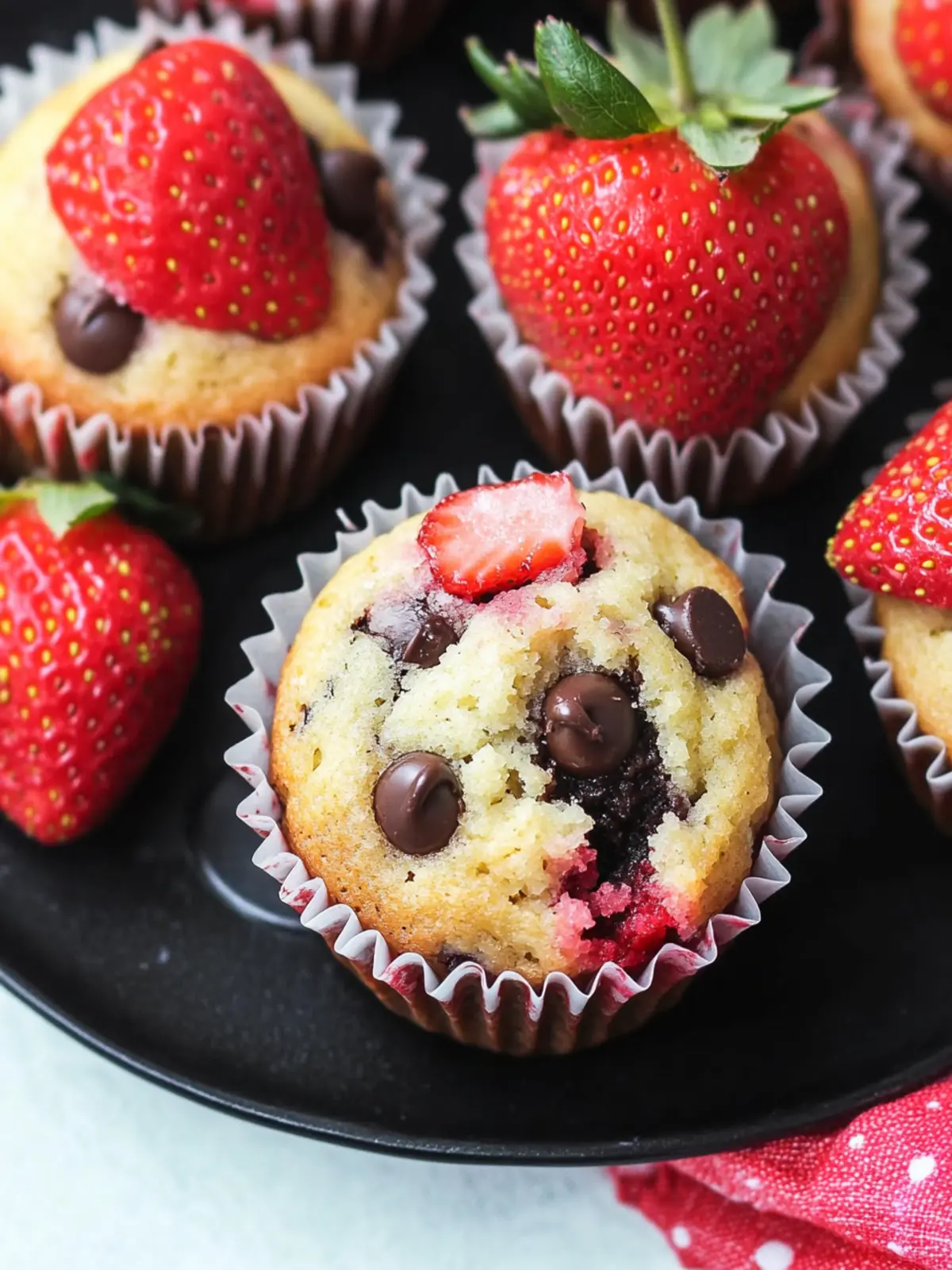 Strawberry Chocolate Chip Muffins: A Love-Filled Bite 4 Strawberry Chocolate Chip Muffins