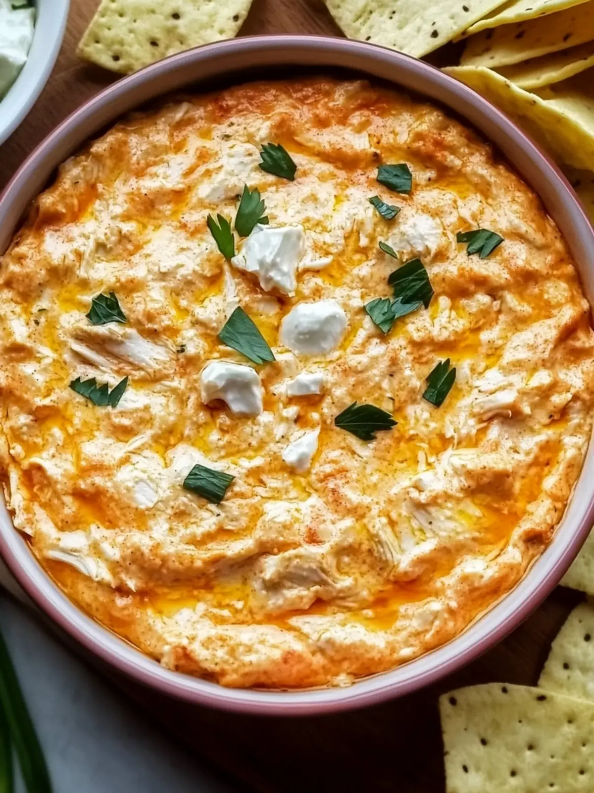 Creamy Rotisserie Chicken Buffalo Dip Your New Party Favorite 4 Rotisserie Chicken Buffalo Dip