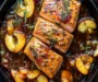 Bourbon Peach Roasted Salmon for a Flavorful Summer Feast