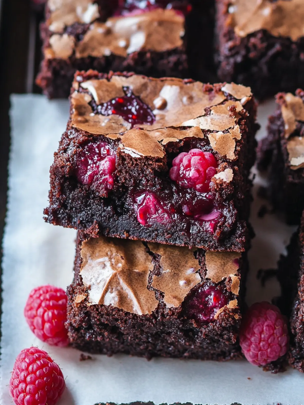 Decadent Raspberry Brownies: Quick, Fudgy Bliss at Home 3 Raspberry Brownies