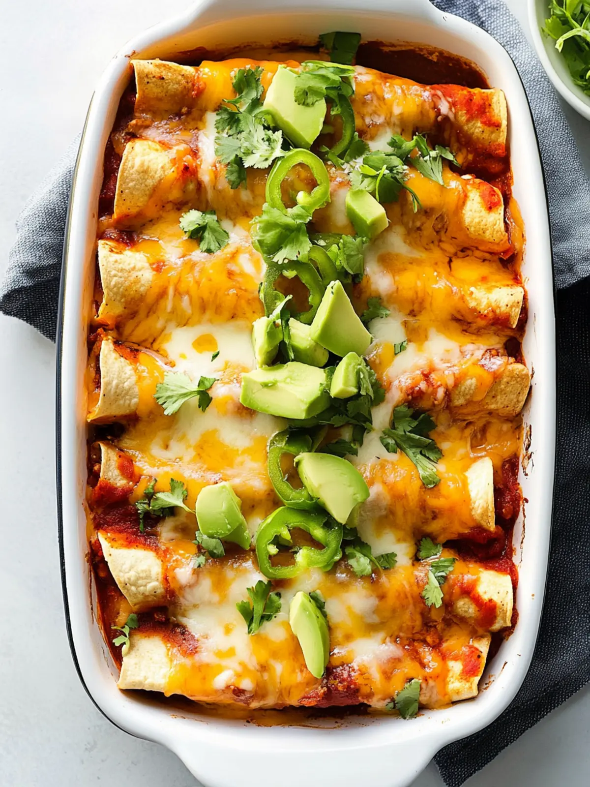 Irresistible Chicken Enchiladas with Creamy Red Sauce 5 Chicken Enchiladas