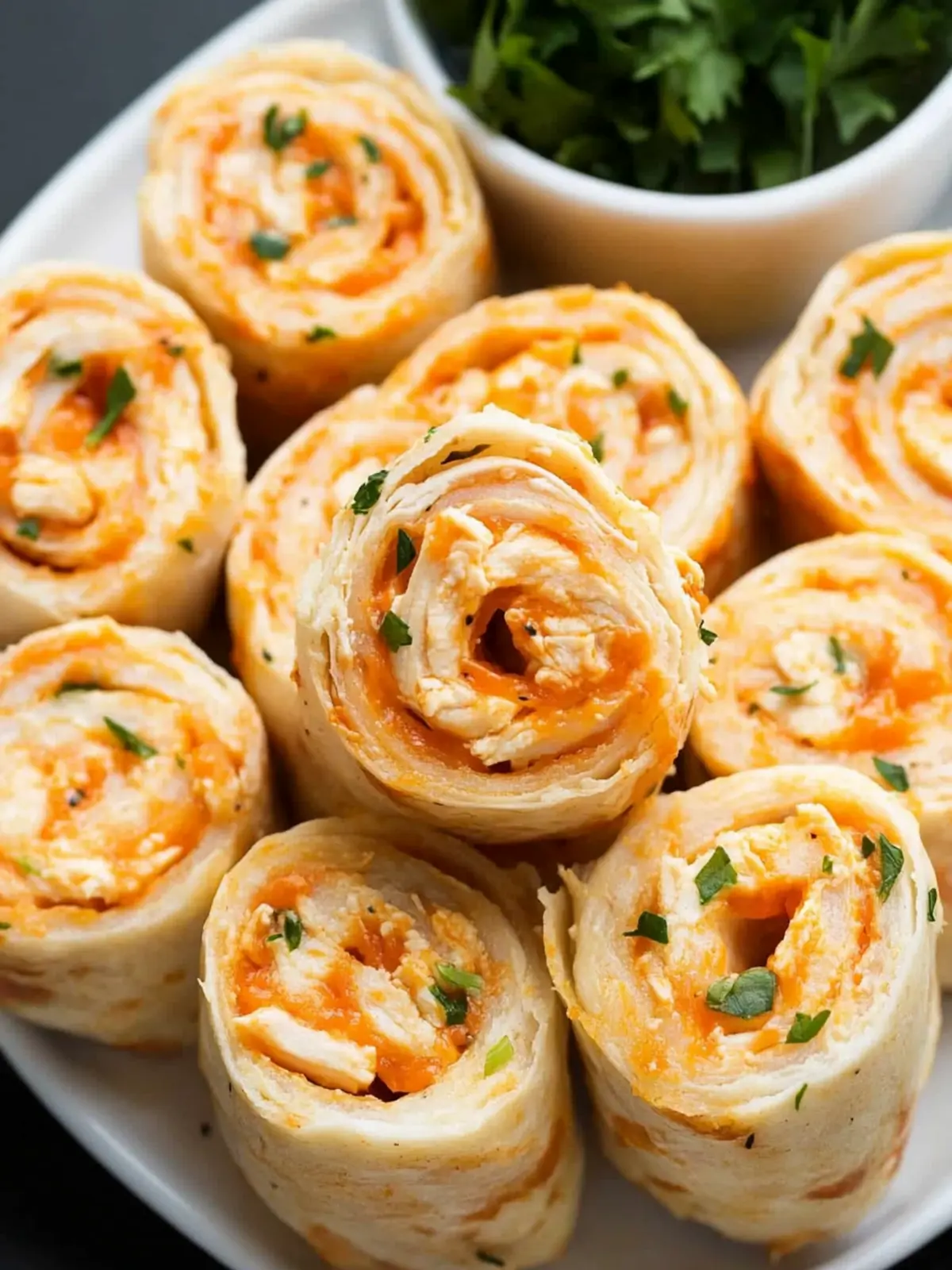 Buffalo Chicken Pinwheels That'll Spice Up Your Party! 5 Buffalo Chicken Pinwheels