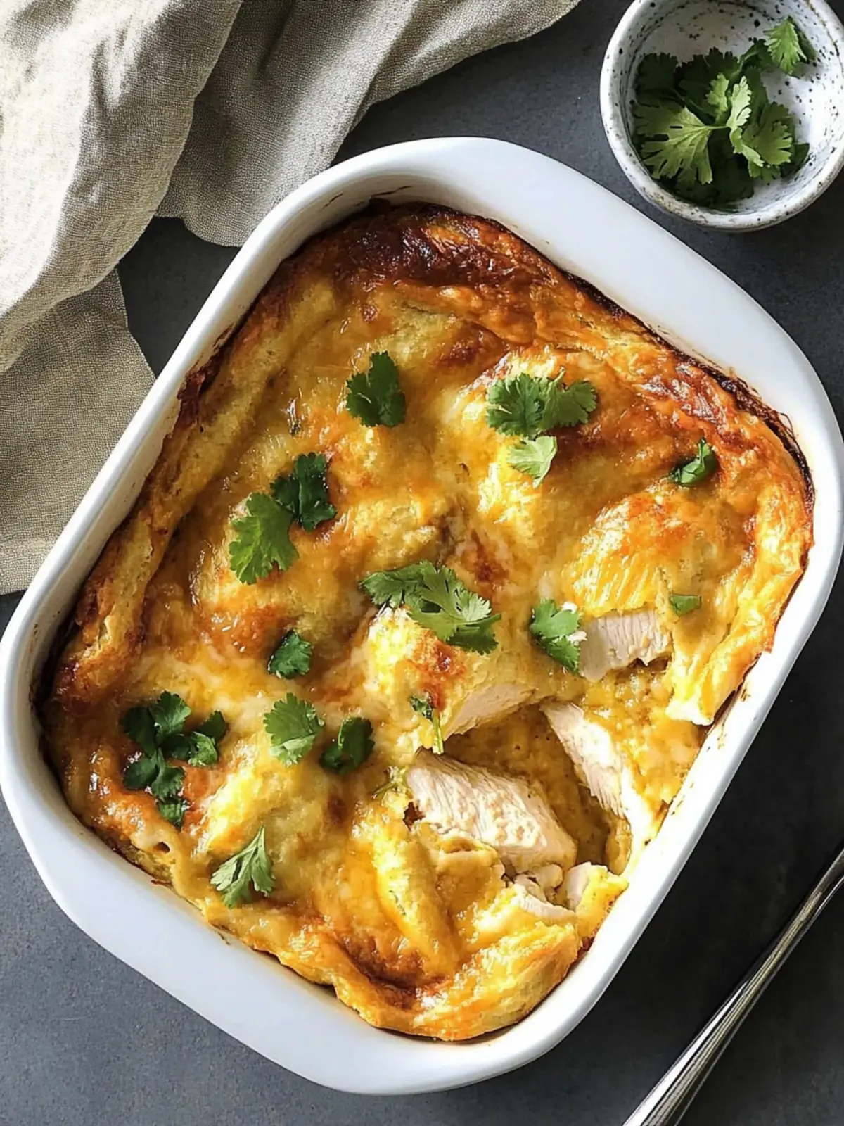 Delicious Chicken Chiles Rellenos Strata for Breakfast Bliss 3 Chicken Chiles Rellenos Strata