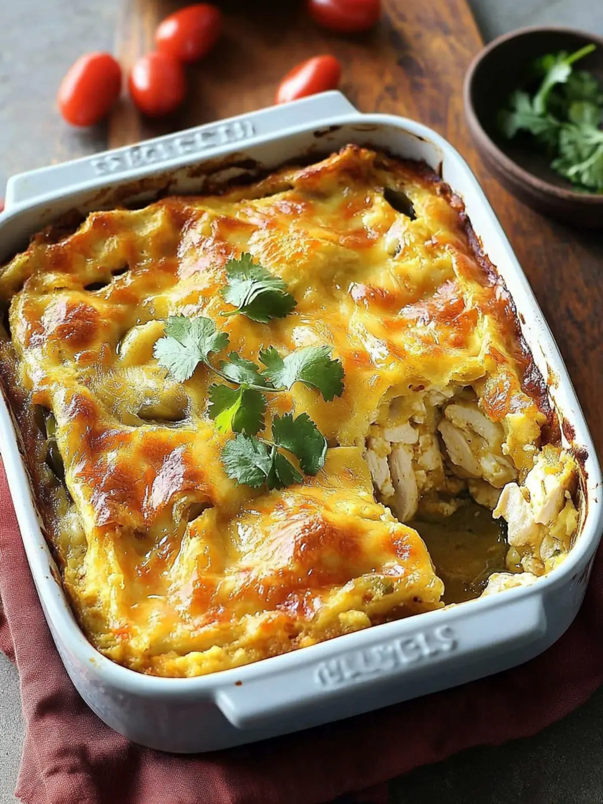 Delicious Chicken Chiles Rellenos Strata for Breakfast Bliss 2 Chicken Chiles Rellenos Strata