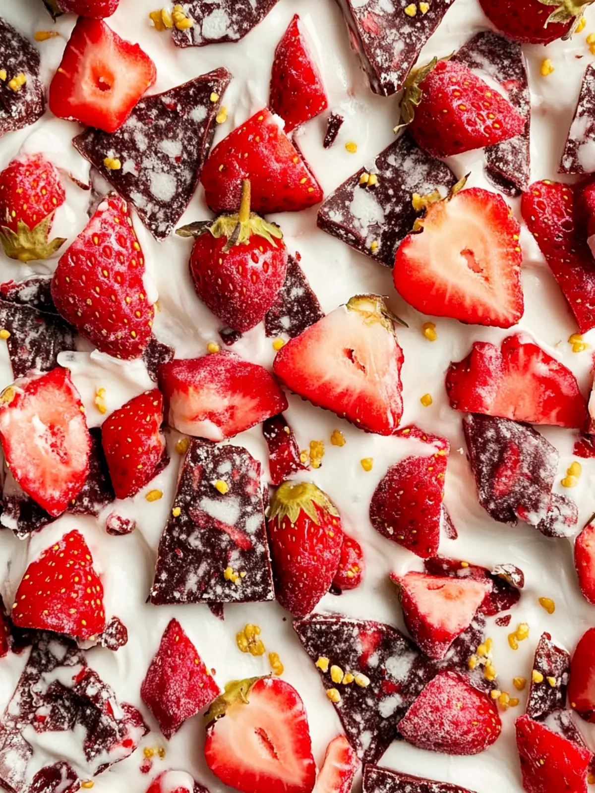 Decadent Strawberry Bark with Coconut and Pistachios 4 Strawberry Bark
