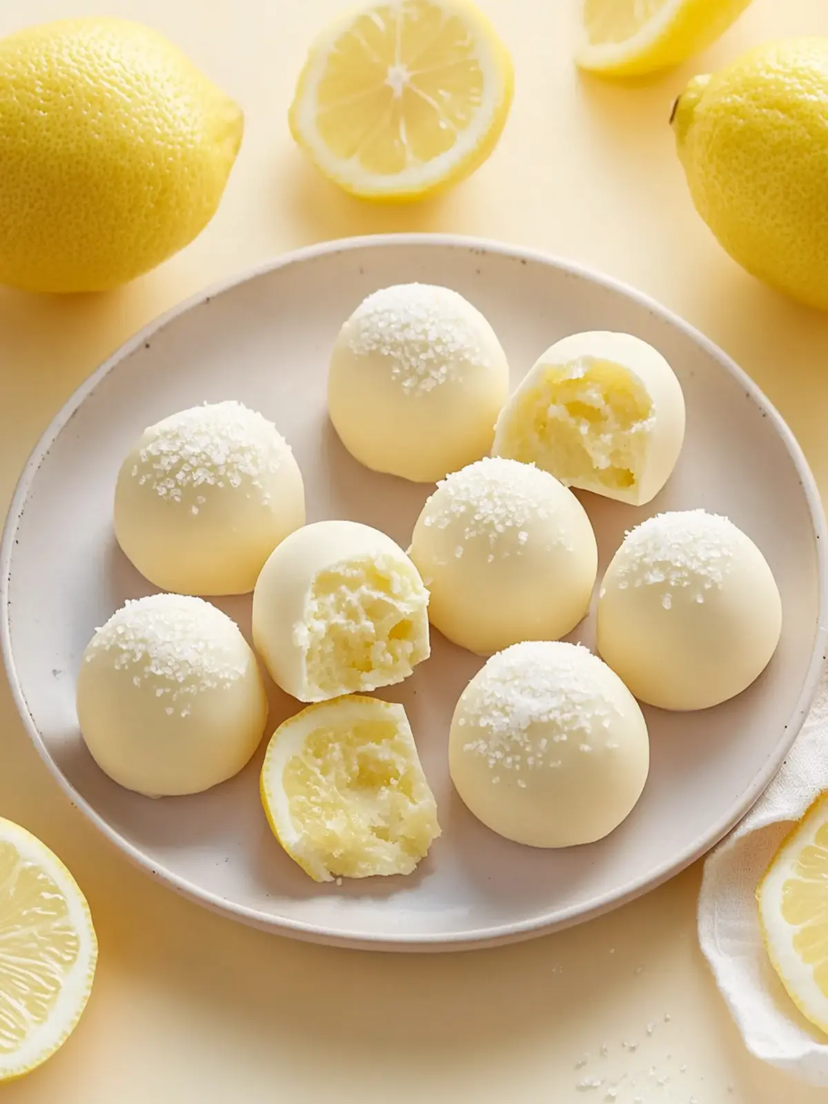Creamy Lemon Truffles: Zesty No-Bake Delights You'll Love 4 Creamy Lemon Truffles