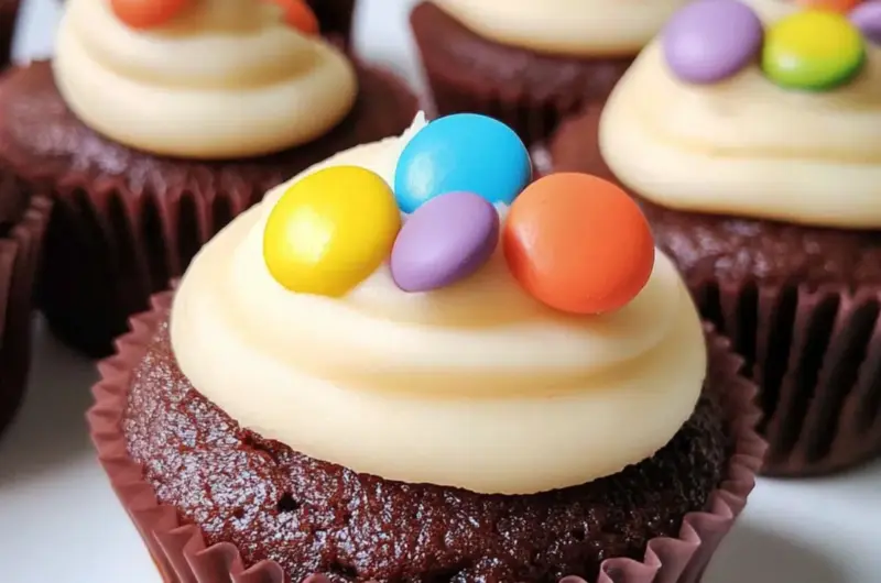 Smarties Cupcakes