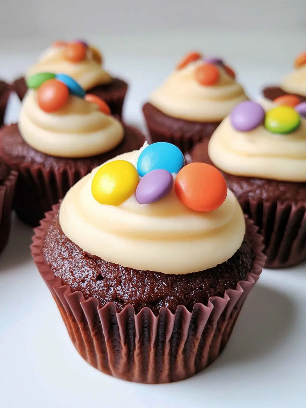 Irresistible Smarties Cupcakes for a Sweet Nostalgia Trip 5 Smarties Cupcakes