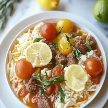 Cozy Greek Manestra: Easy Comfort Food for Any Night 10 Greek Manestra