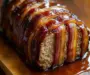 Delicious Bourbon BBQ Bacon-Wrapped Meatloaf for Family Night
