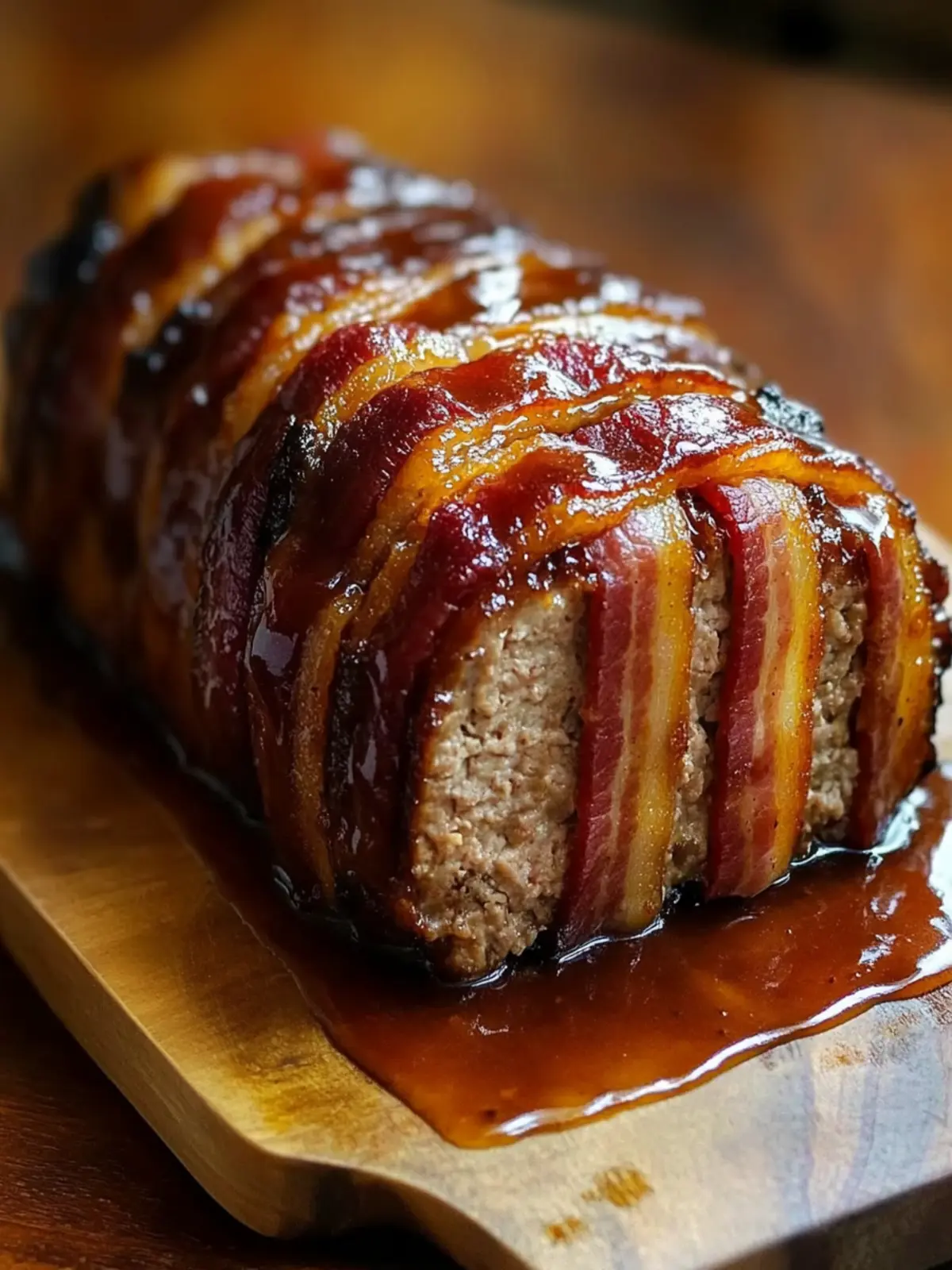 Delicious Bourbon BBQ Bacon-Wrapped Meatloaf for Family Night 5 Bourbon BBQ Bacon-Wrapped Meatloaf
