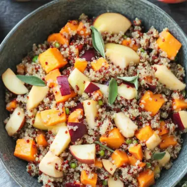 Apple Sweet Potato Quinoa Salad for Healthy Fall Flavor 9 Apple Sweet Potato Quinoa Salad