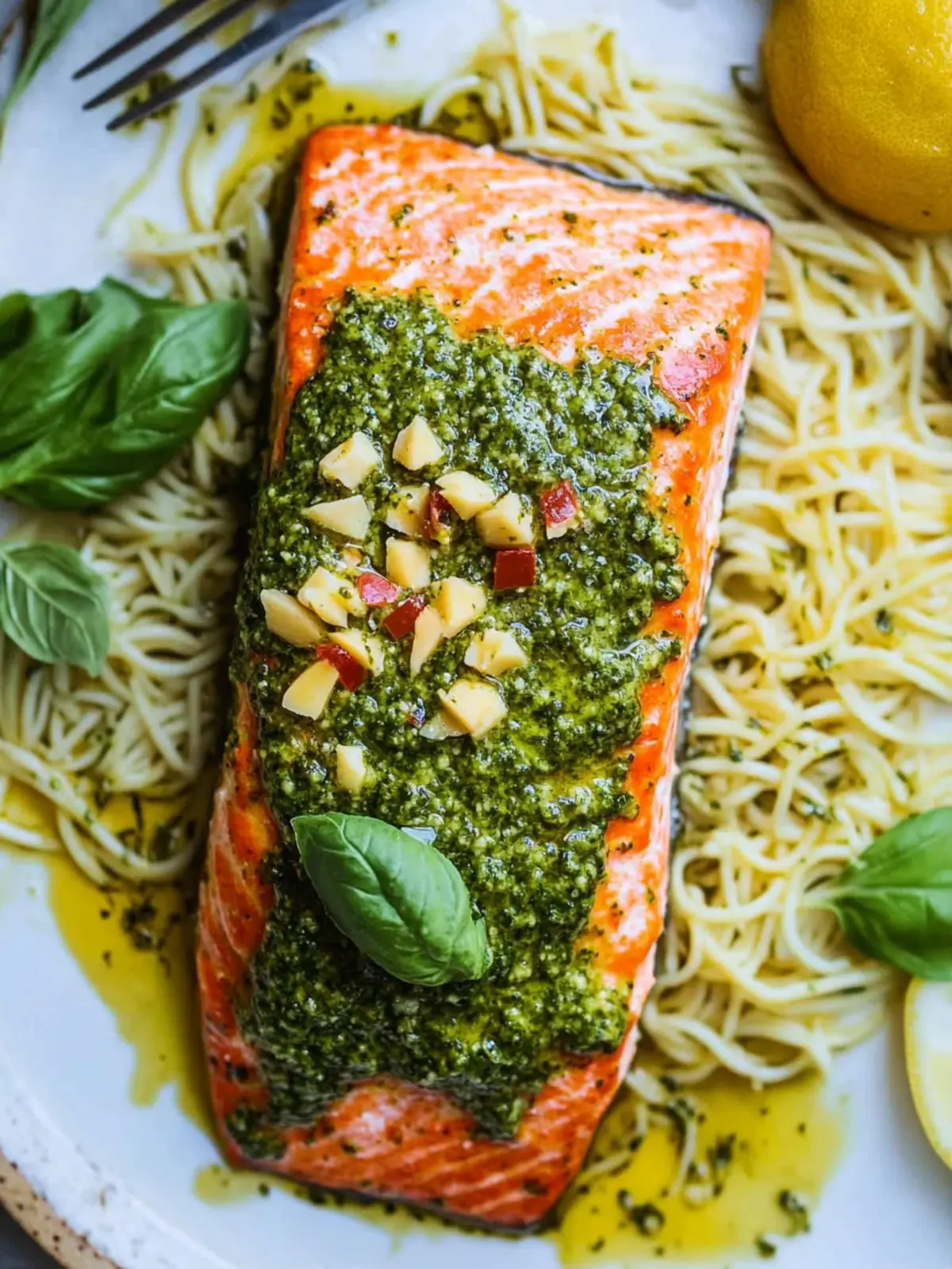 Savor the Flavor: Easy Pesto Salmon for Home Chefs 5 Pesto Salmon
