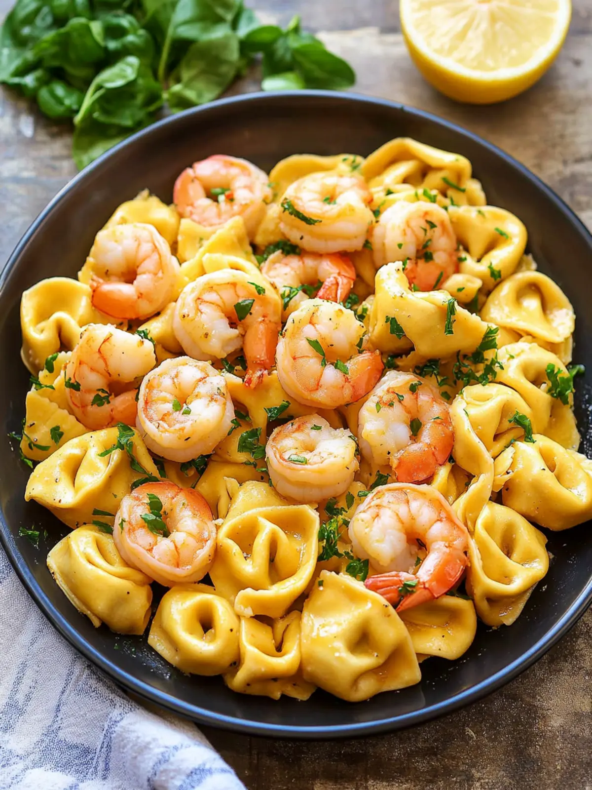 Garlic Shrimp Tortellini: A Flavor-Packed Homemade Delight 4 Garlic Shrimp Tortellini