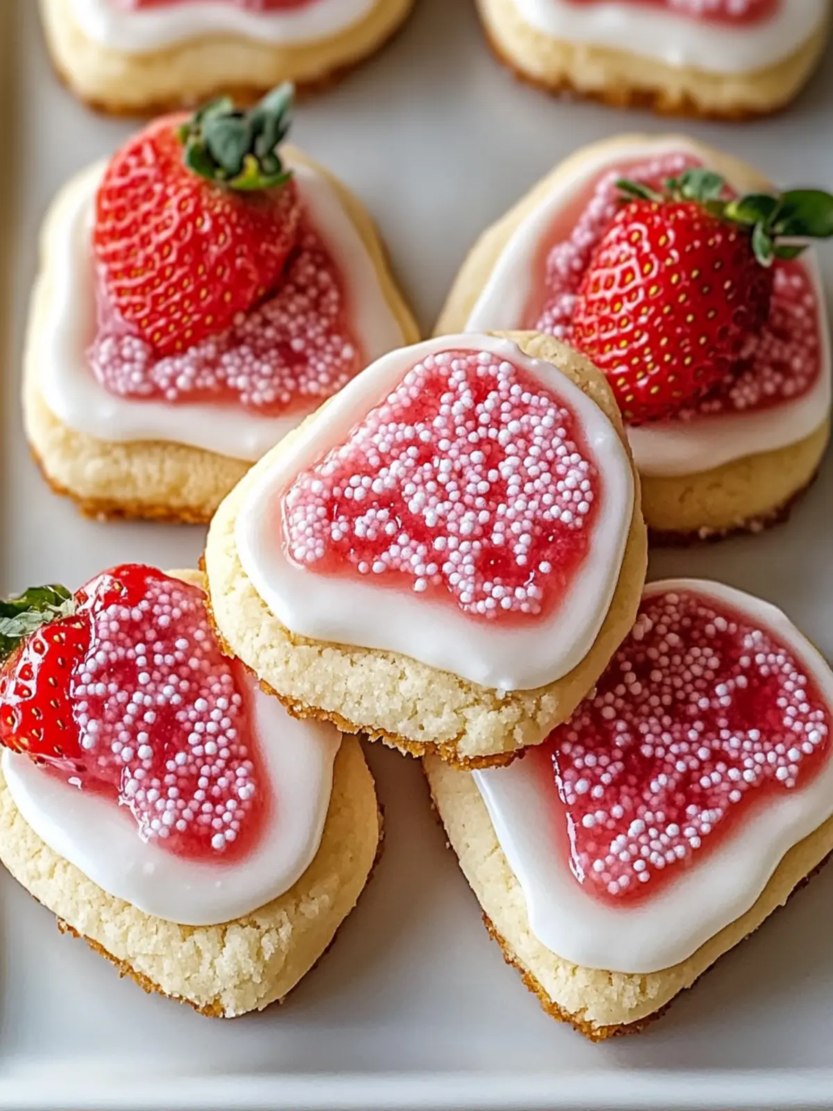 Delicious Strawberry Pop Tart Sugar Cookies You’ll Love to Bake 3 Strawberry Pop Tart Sugar Cookies