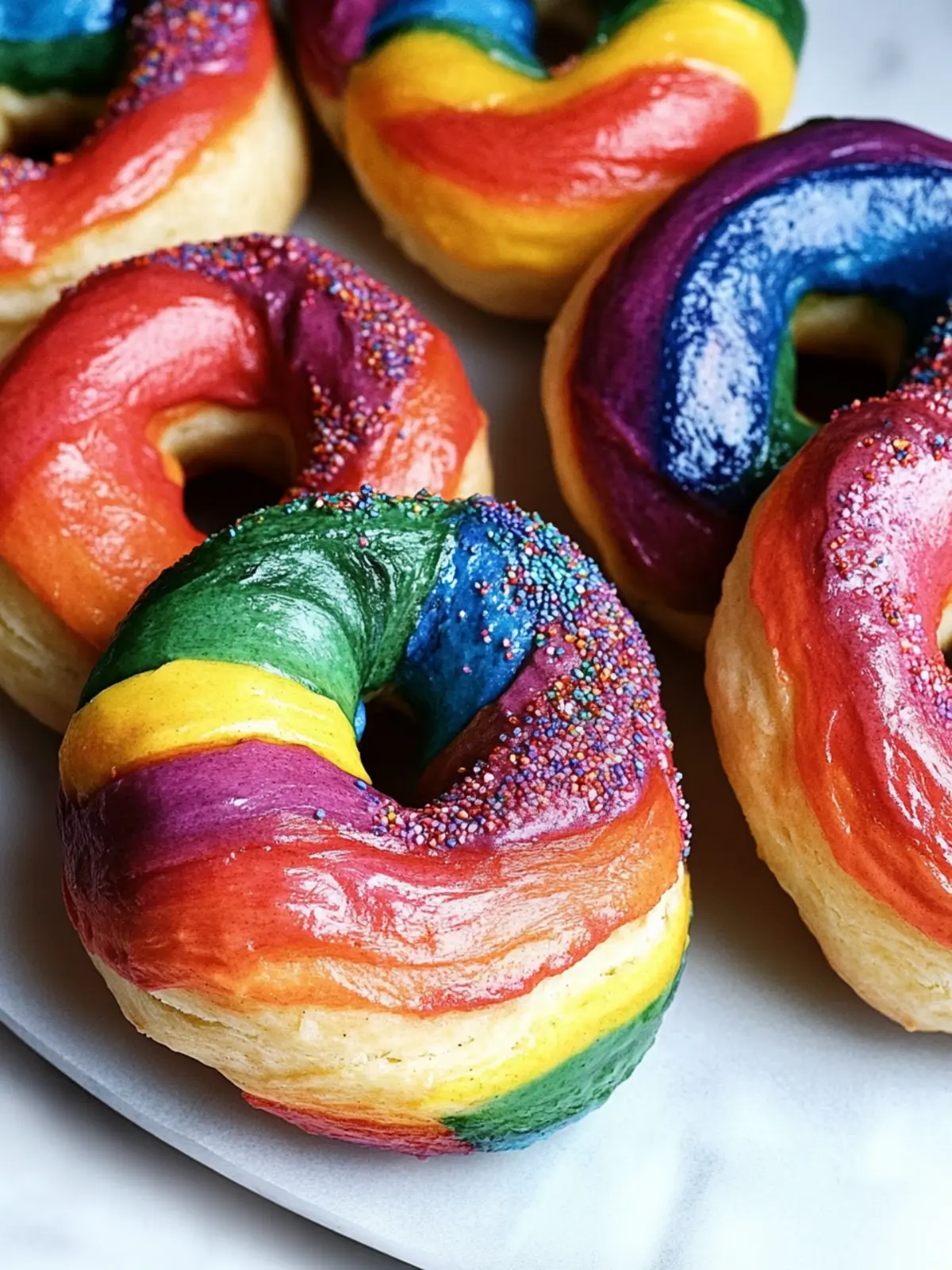 Rainbow Bagels: Vibrant, Fun, and Homemade Happiness 4 Rainbow Bagels