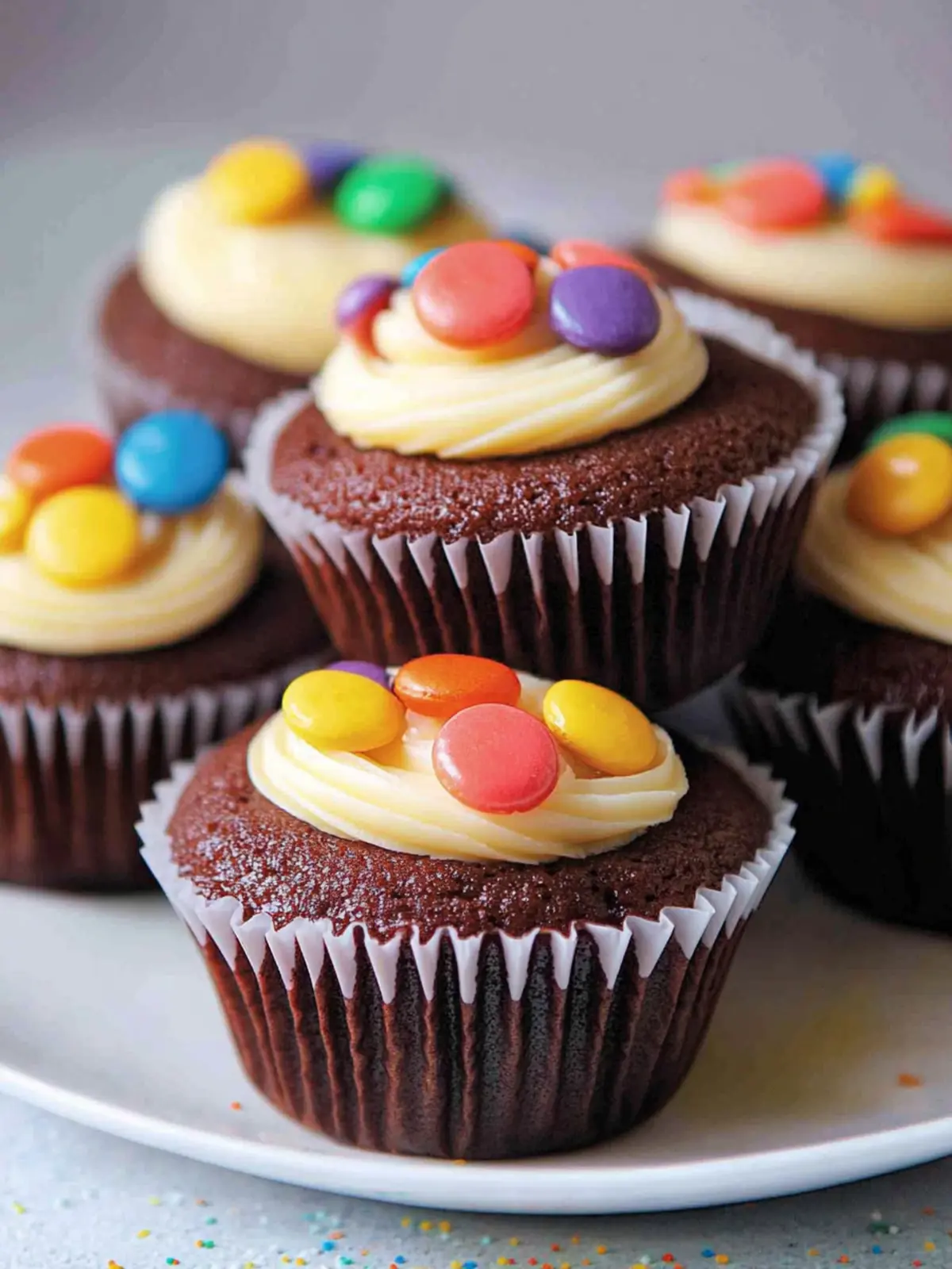 Irresistible Smarties Cupcakes for a Sweet Nostalgia Trip 4 Smarties Cupcakes