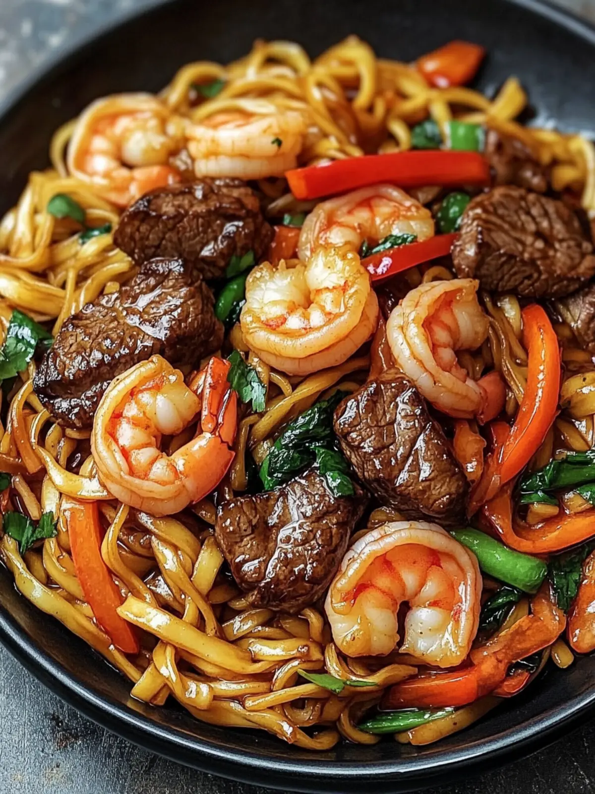 Steak & Shrimp Stir-Fried Noodles: A Flavor-Packed Feast 5 Steak & Shrimp Stir-Fried Noodles