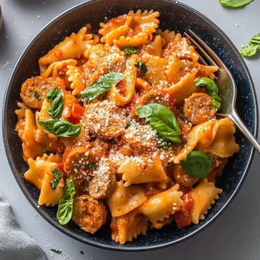 Creamy Italian Chicken Sausage Pasta Ready in 25 Minutes 9 Italian Chicken Sausage Pasta