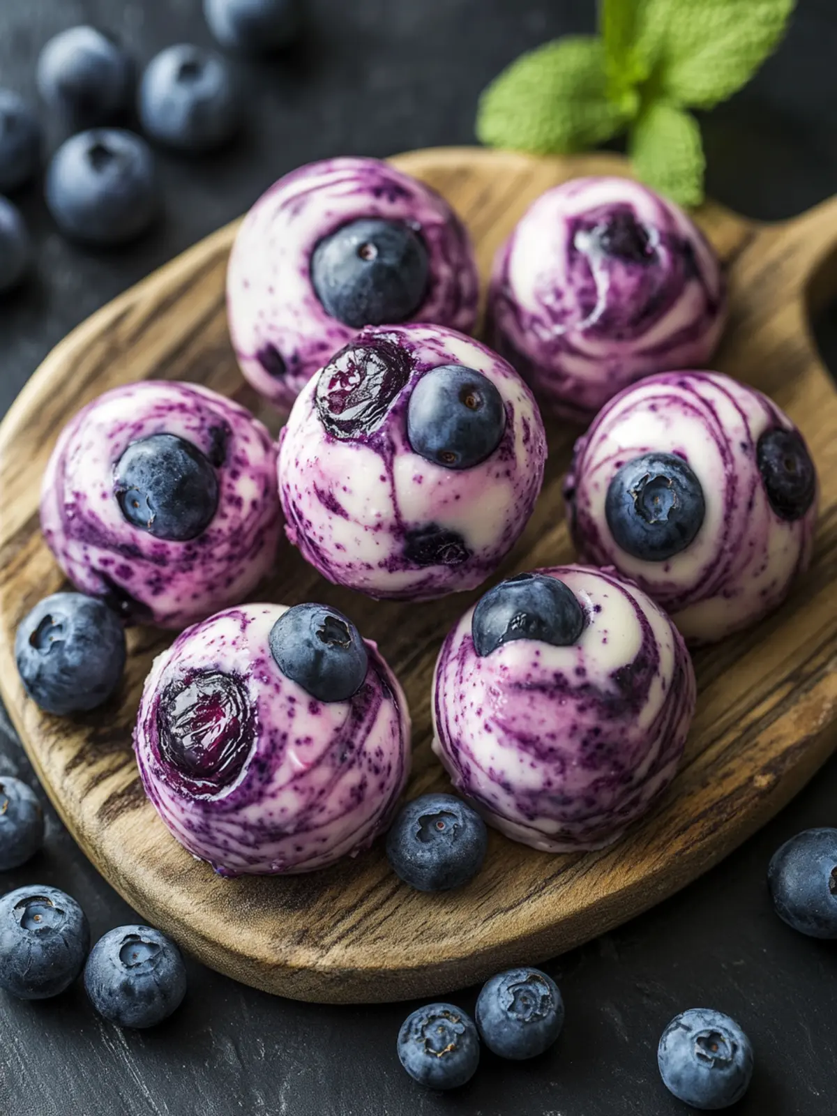 Delicious Blueberry Greek Yogurt Bites for Guilt-Free Snacking 2 Blueberry Greek Yogurt Bites